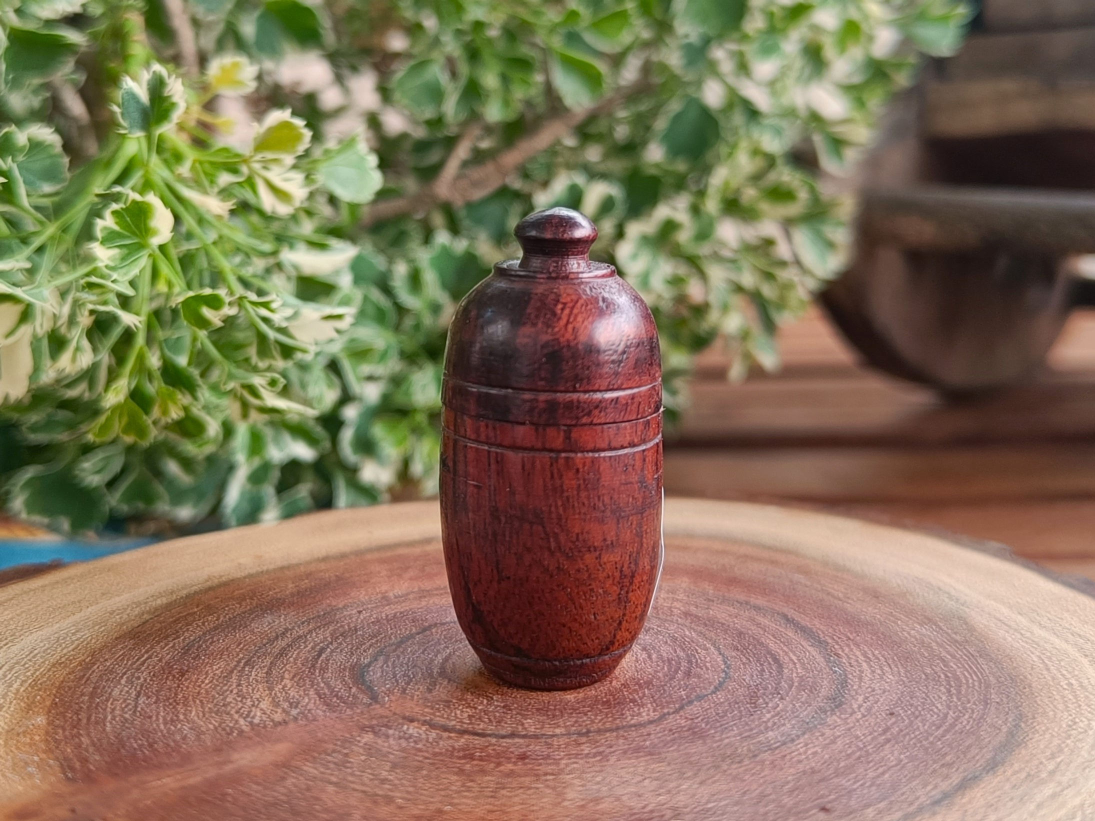 Hand Carved Long Wooden Box