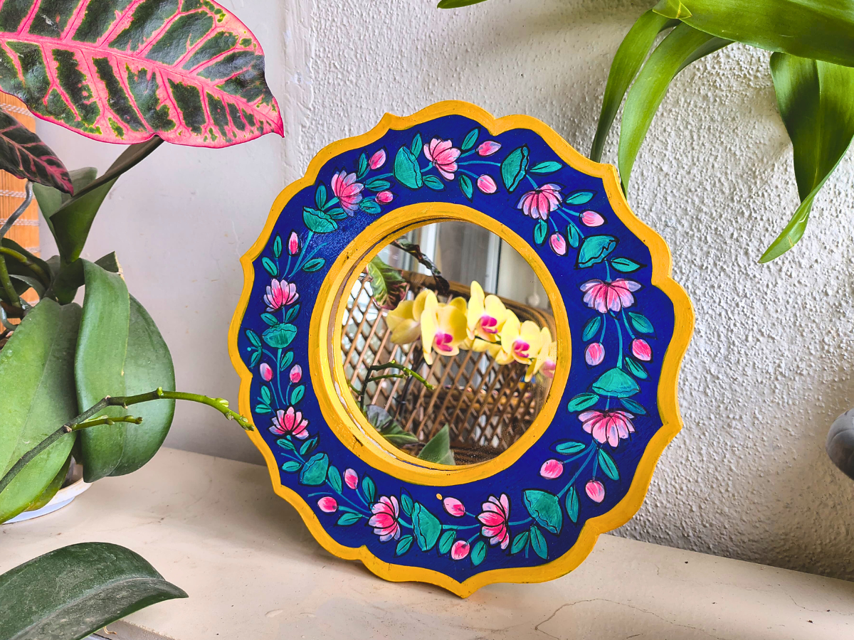 Hand Painted Pichwai Mirror