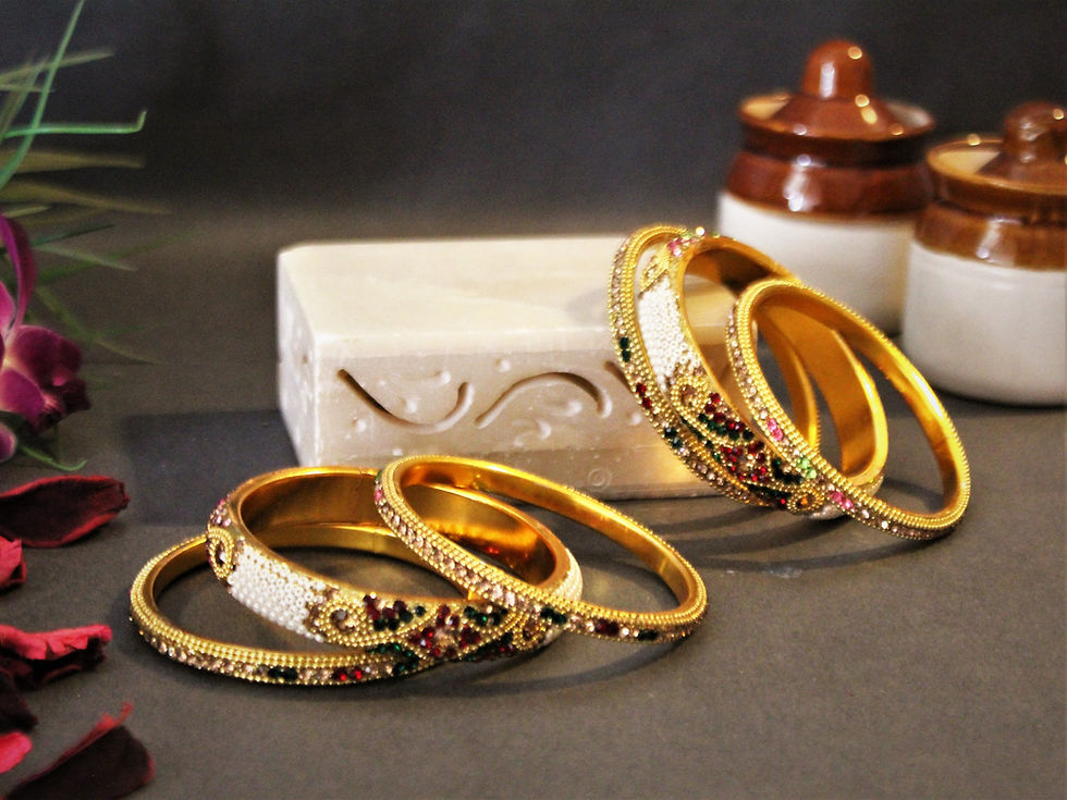 Thumbnail: Hand Made Bangles Set of 6