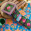 Thumbnail: Set of 6 Painted Pichwai Coasters with Box