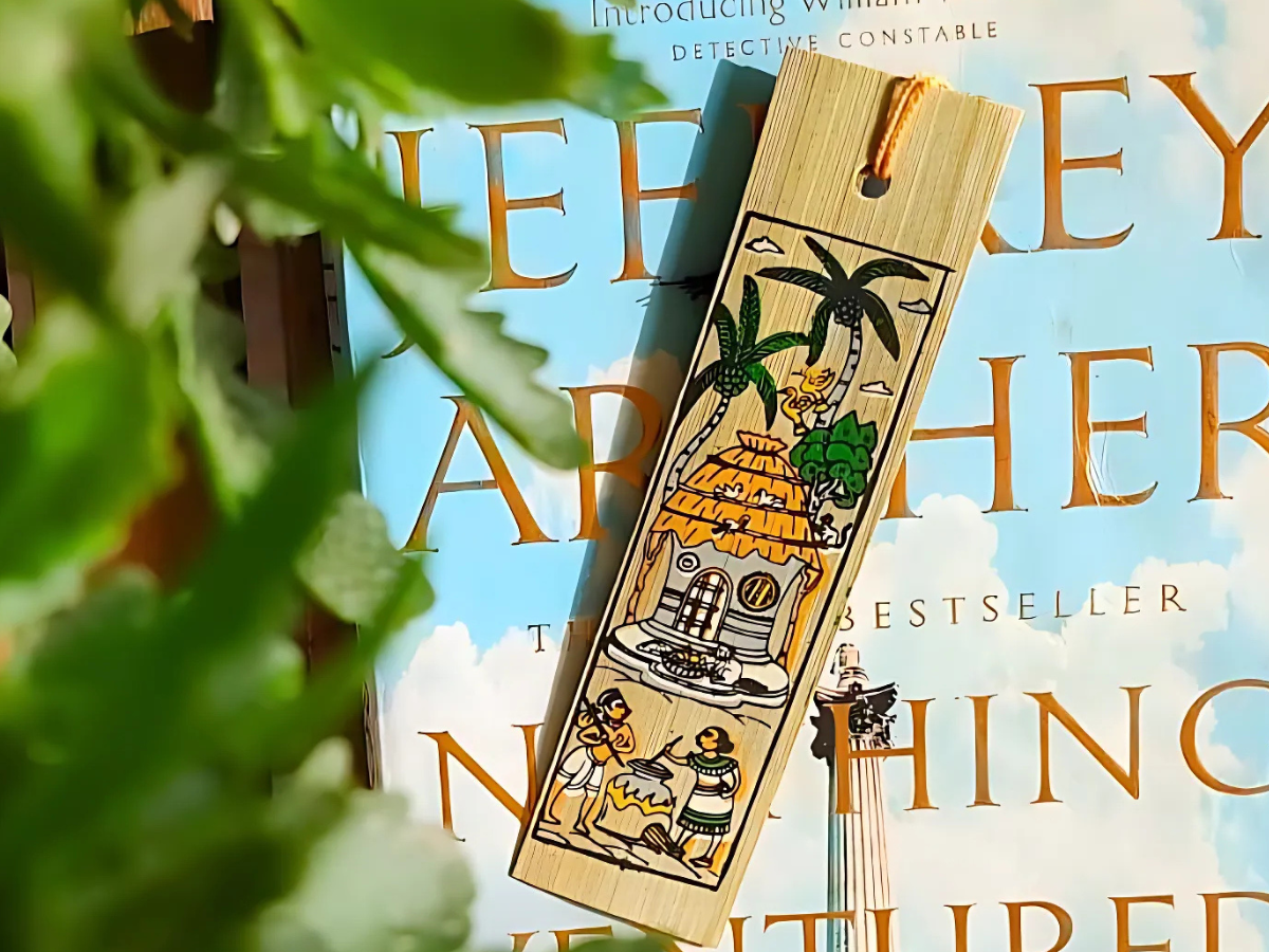 Palm Leaf Small Bookmark