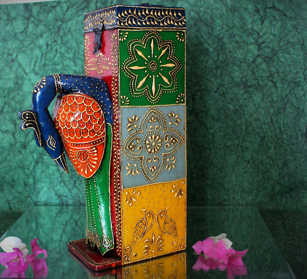 Thumbnail: Peacock Wine Bottle Holder