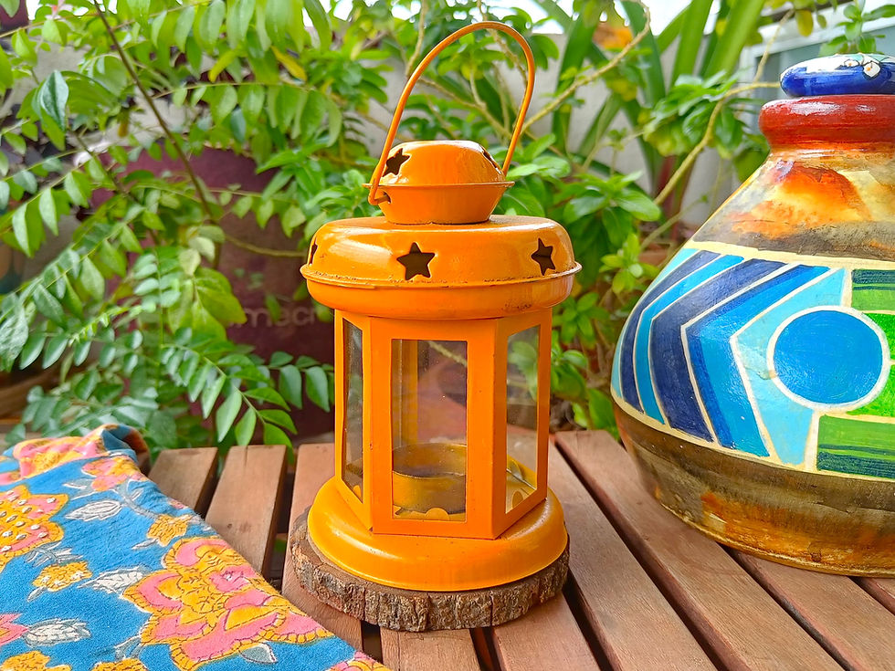 Thumbnail: Colourful Lantern Tealight Holder