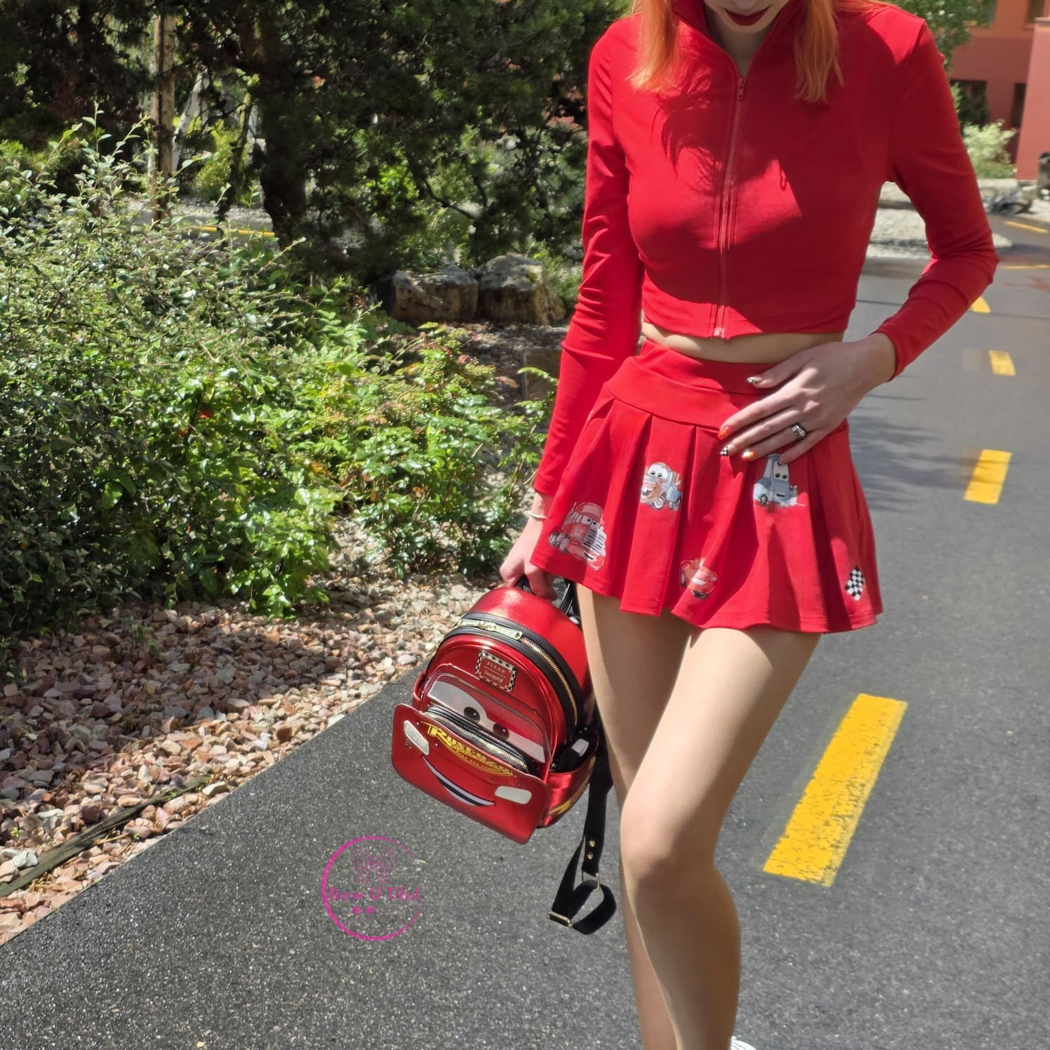 Cars inspired Skort and jacket set
