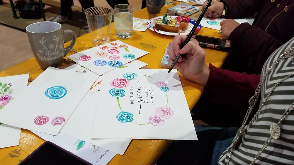 Ansbach Watercolor Class