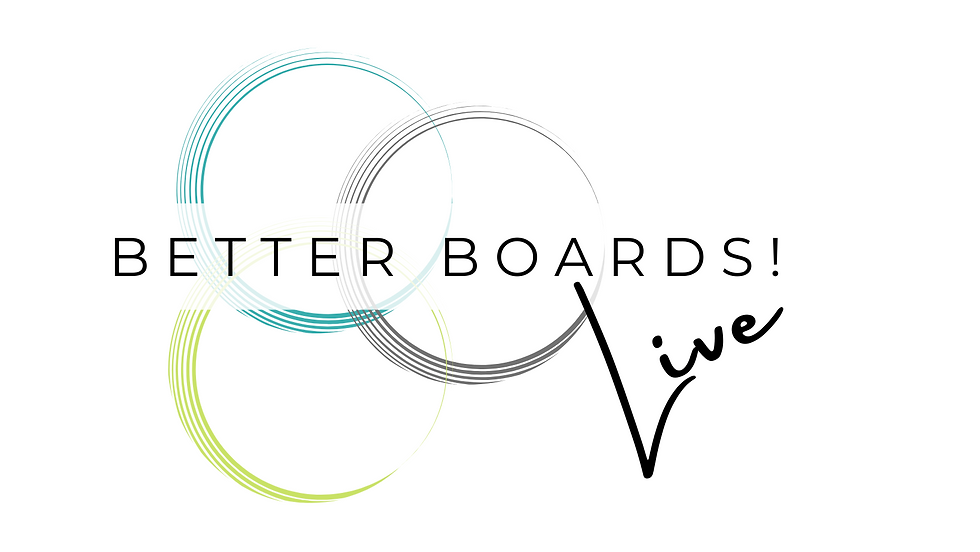 BETTER BOARDS! LIVE - HALIFAX
