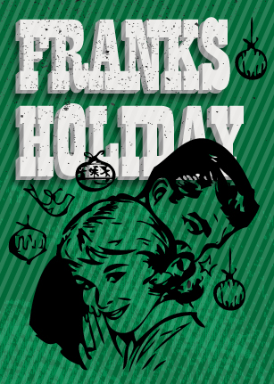 Vintage Couple Poster Green