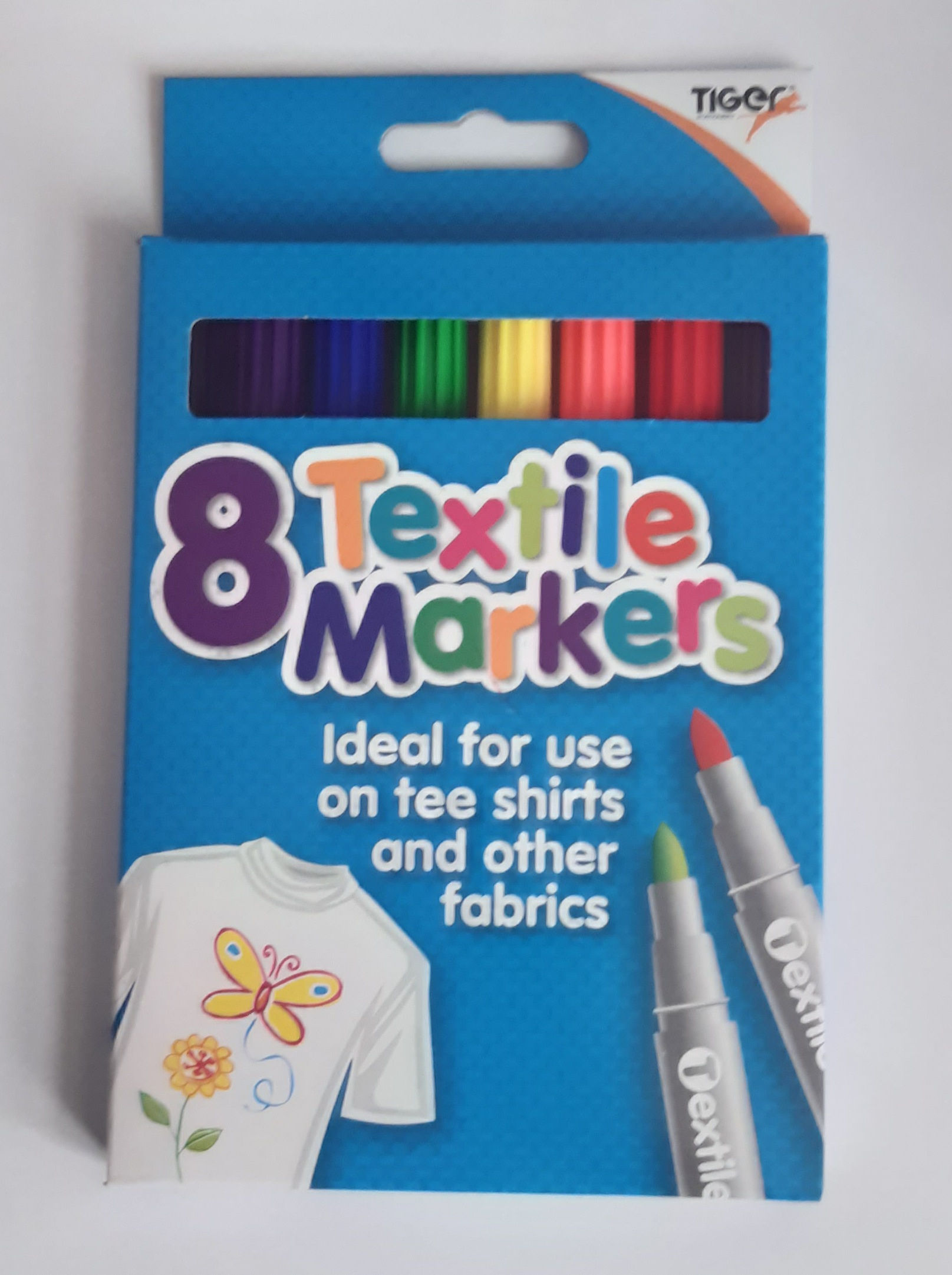 8 Textile Marker Pens