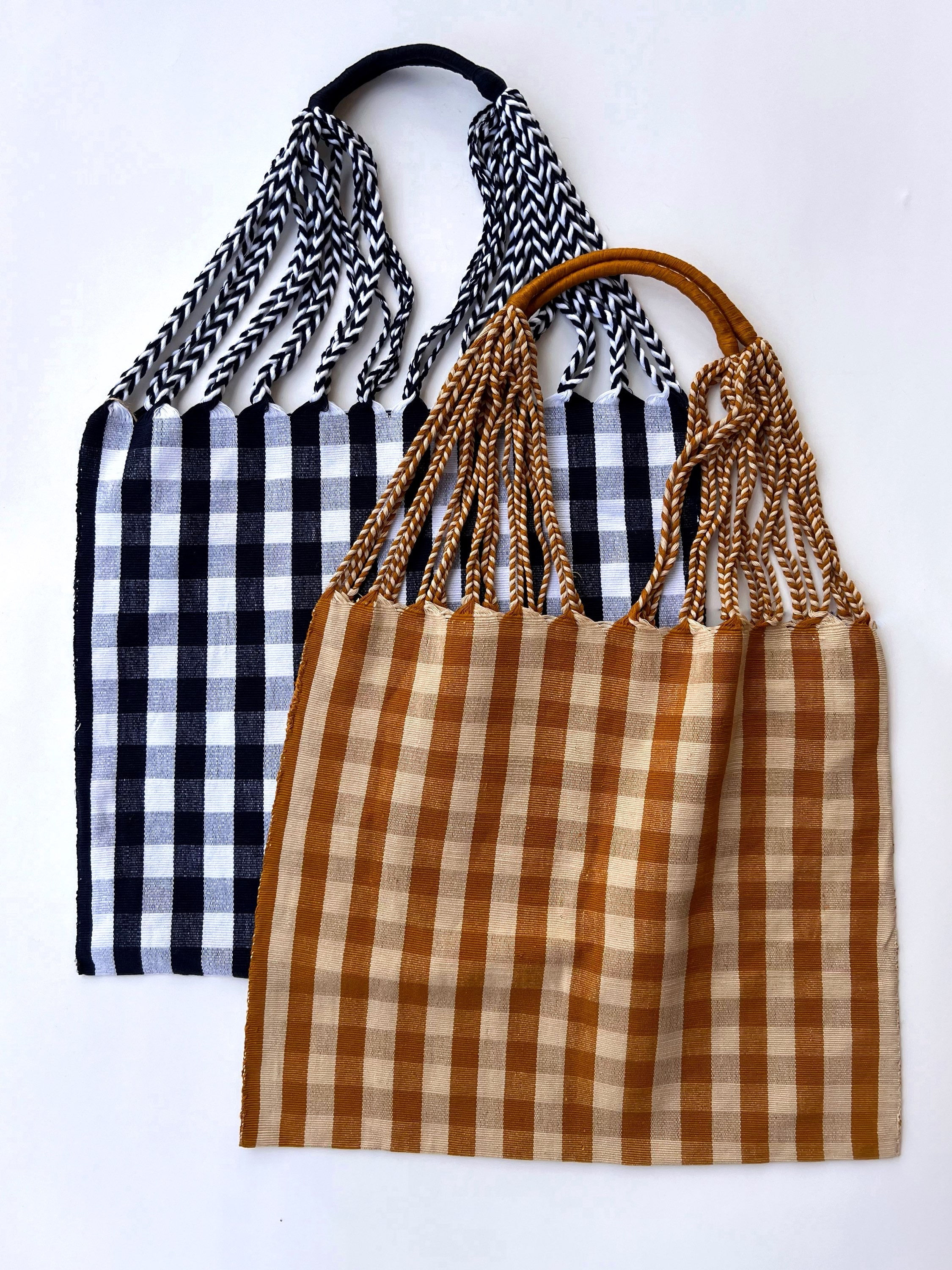 checkered hammock bag