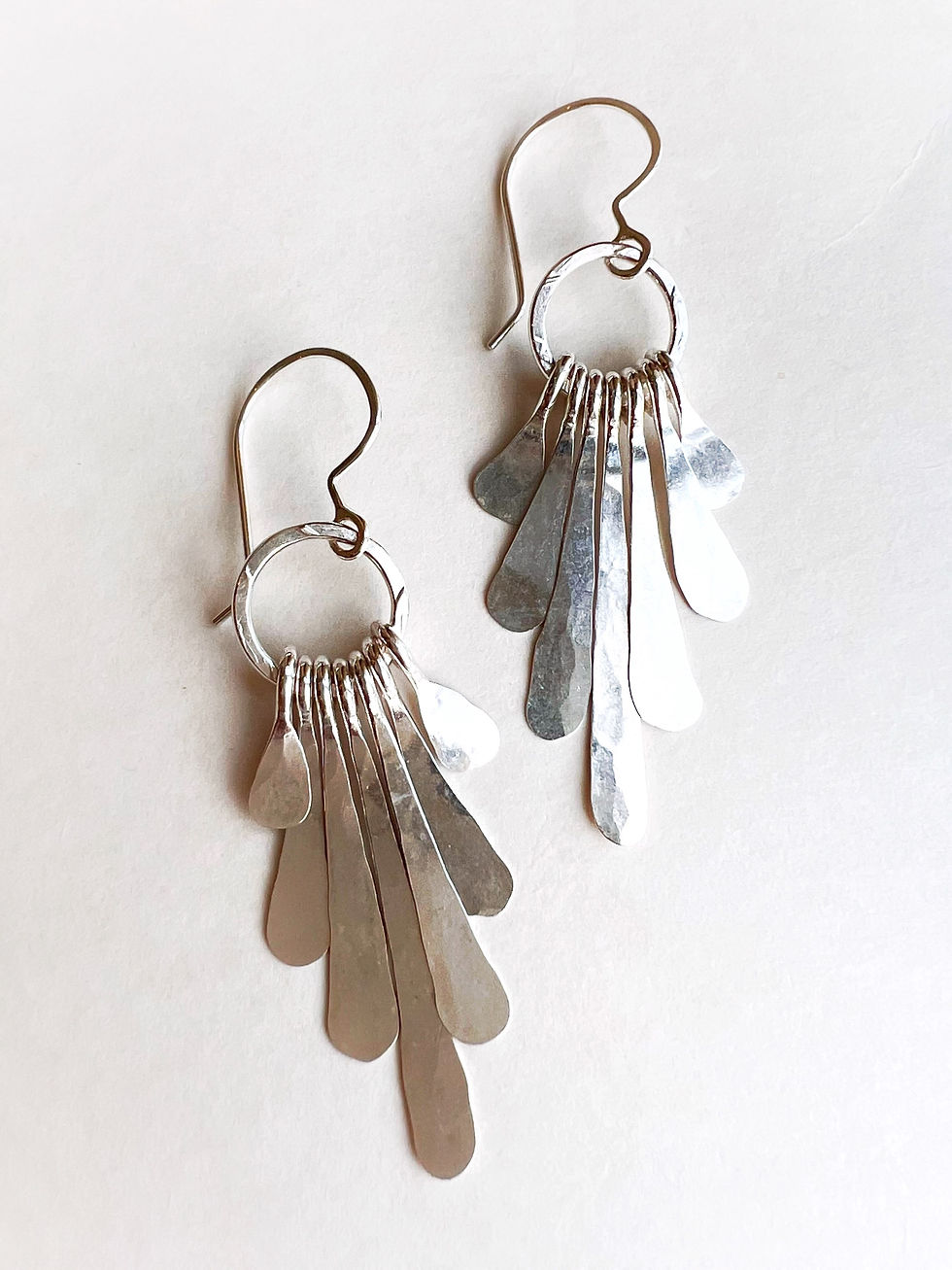 sterling silver drop earrings