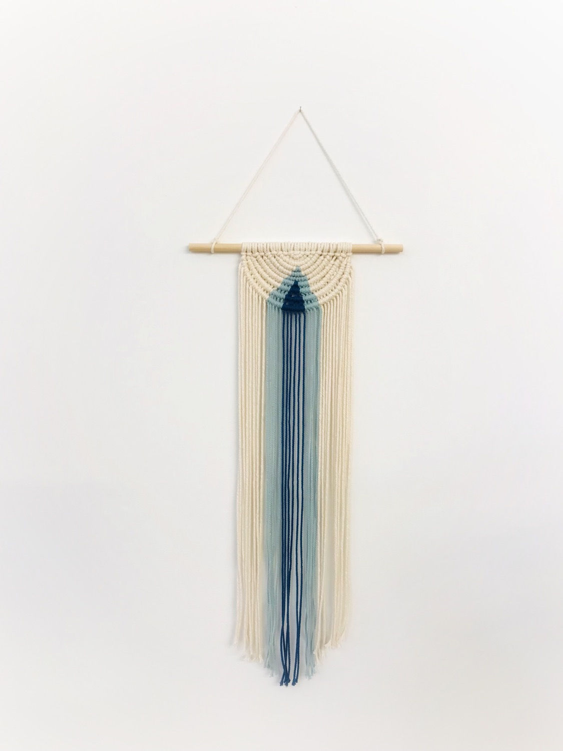 waterfall macrame wall hanging