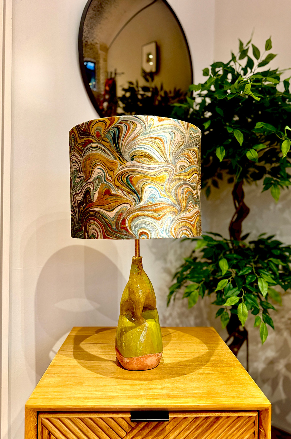 Thumbnail: 'Close Encounters' (2025), Original ceramic lamp sculpture.