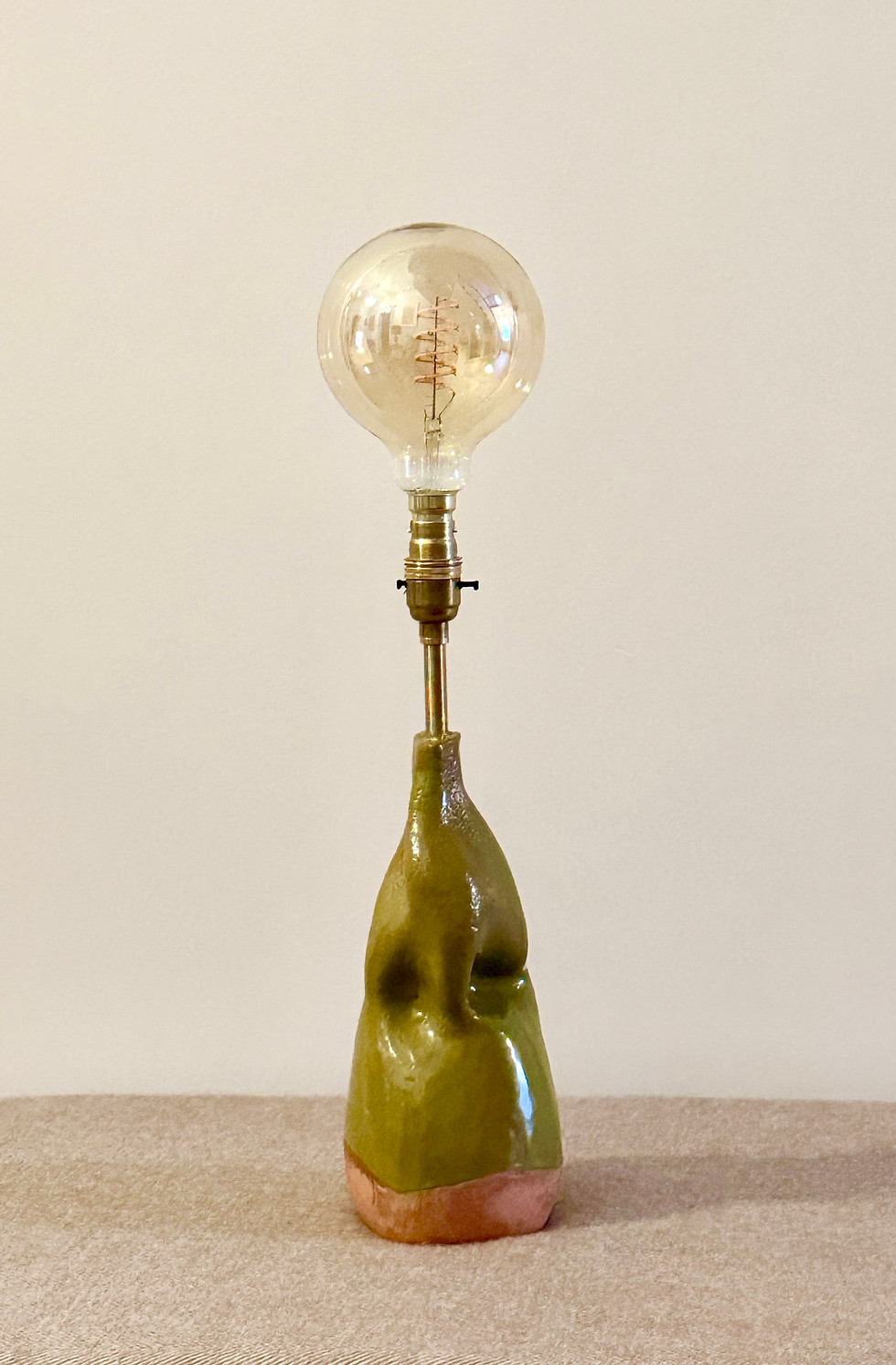 Thumbnail: 'Close Encounters' (2025), Original ceramic lamp sculpture.