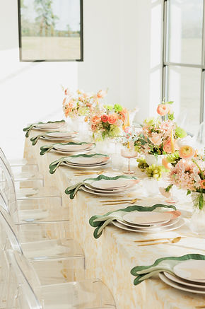 Houston Wedding spring tablescape