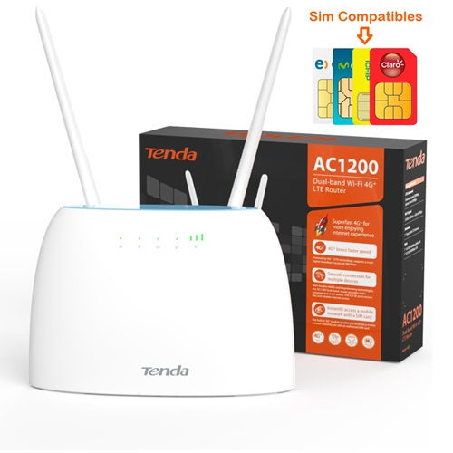 podras obtener internet wifi con solo colocarle un chip de celular 4G09-AC1200
