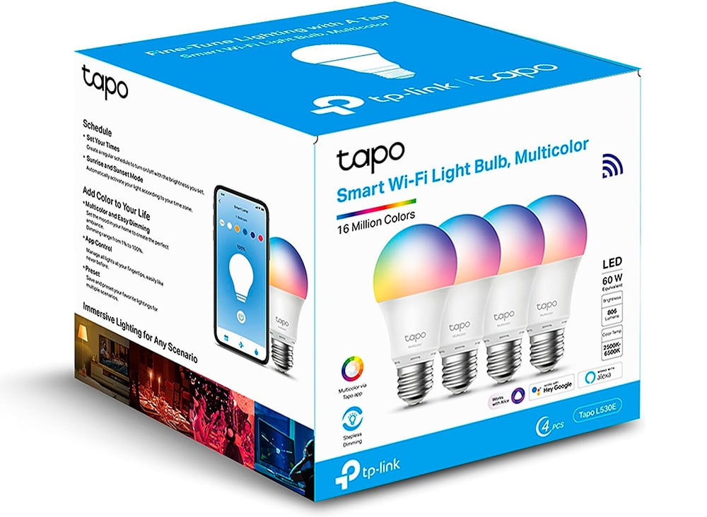 Luces inteligentes controladas por tu Celular TAPO L530E (4- PACK)
