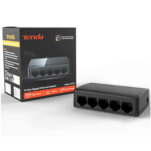 Dsitribuidor de internet por cable red UTP para camara de seguridad
SG105