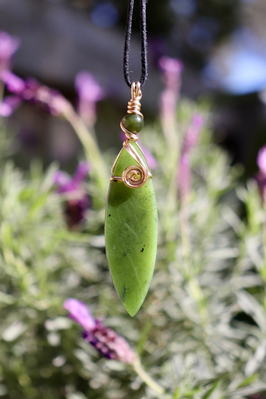 Double Jade Pupurangi Pendant