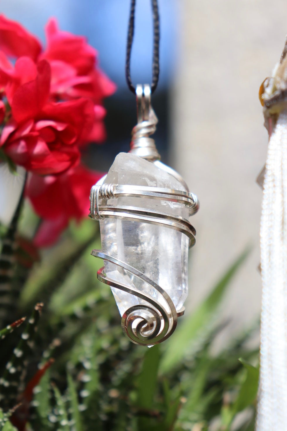 Thumbnail: Lemurian Seed Quartz in .925 Sterling Silver