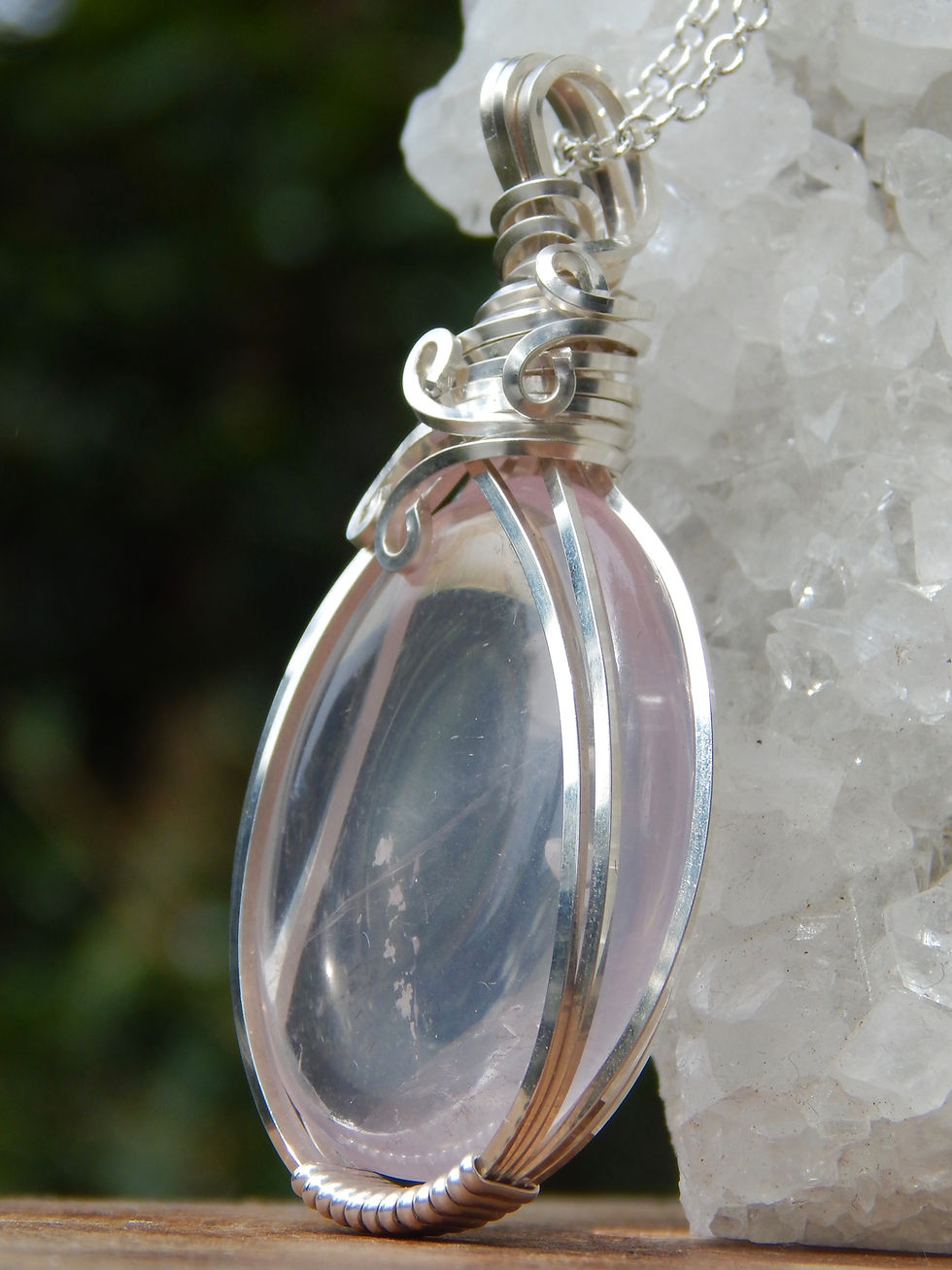 Thumbnail: Rose Quartz in .925 Sterling Silver