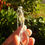Thumbnail: Amber & Clear Quartz Master Amulet in .925 Sterling Silver