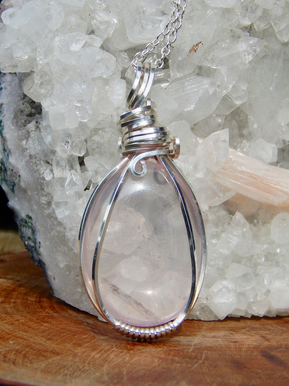 Thumbnail: Rose Quartz in .925 Sterling Silver