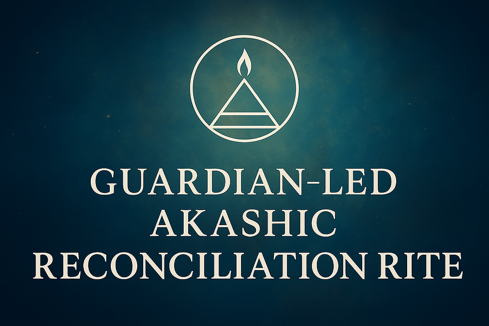 Guardian-Led Akashic Reconciliation Rite