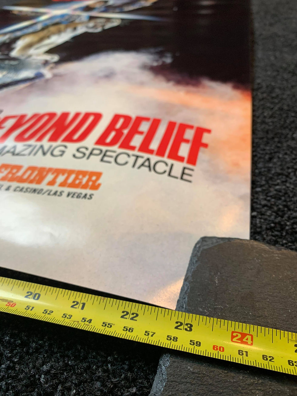 Thumbnail: Siegfried & Roy - Large Original 1982 Poster for BEYOND BELIEF in Las Vegas