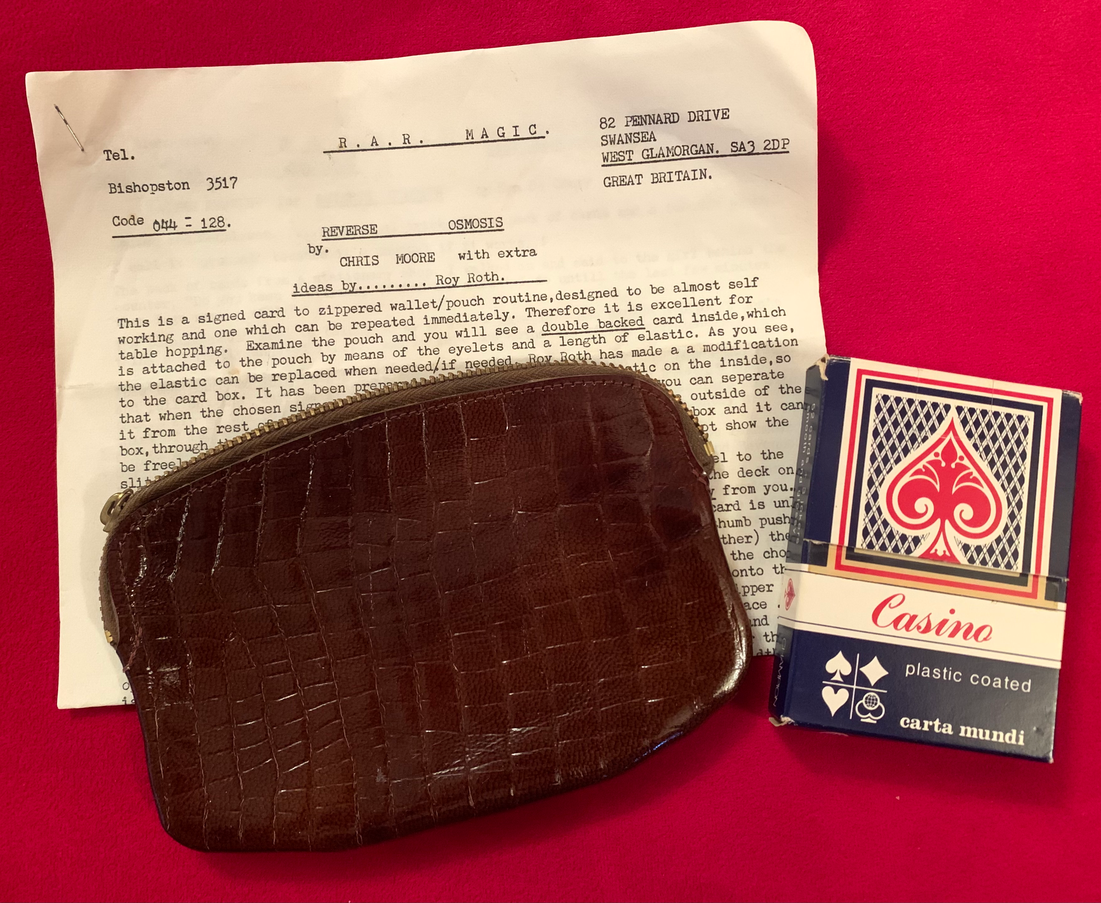 Reverse Osmosis Wallet by Roy Roth R.A.R Magic