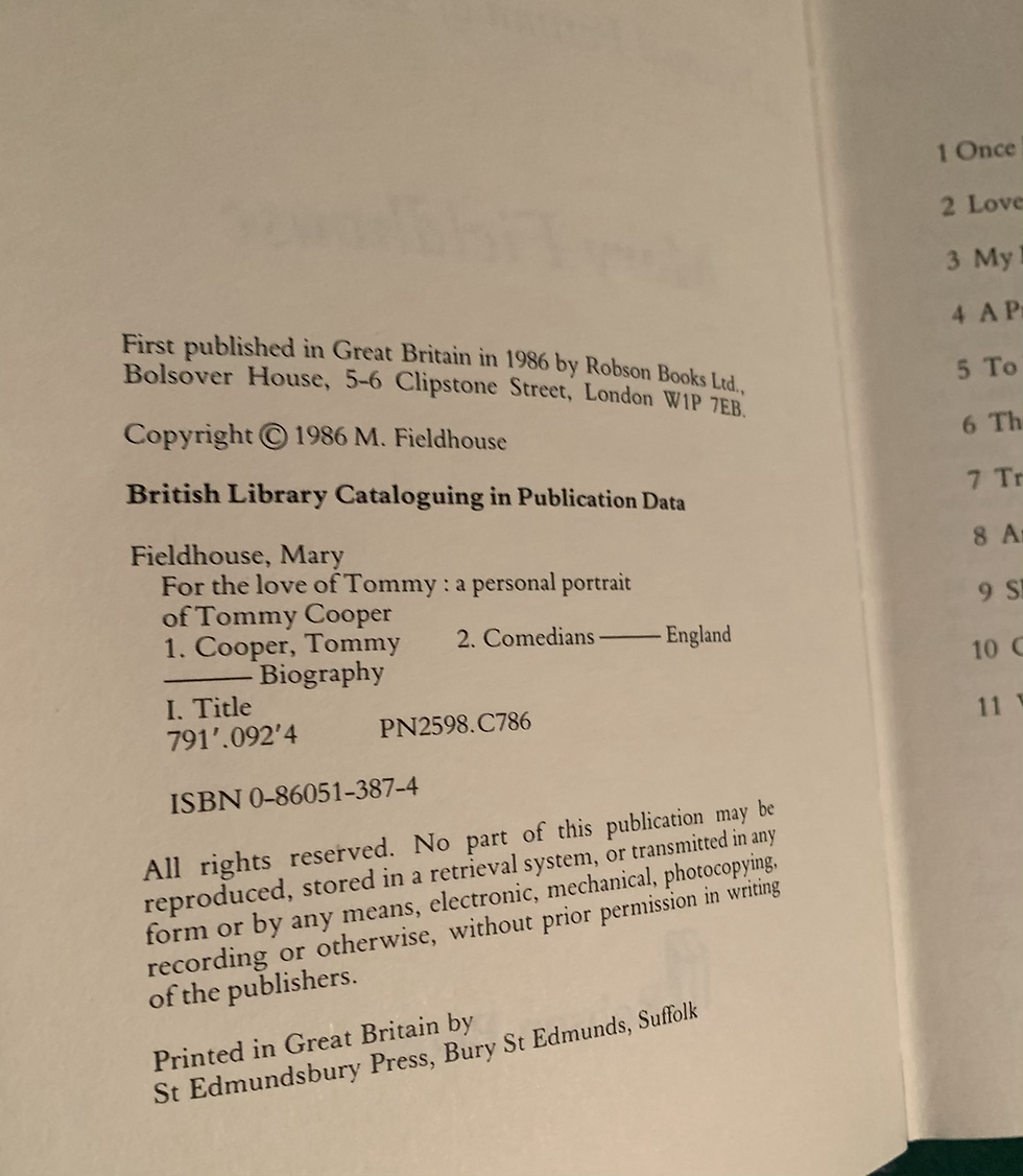 Thumbnail: For the Love of Tommy by Mary Fieldhouse