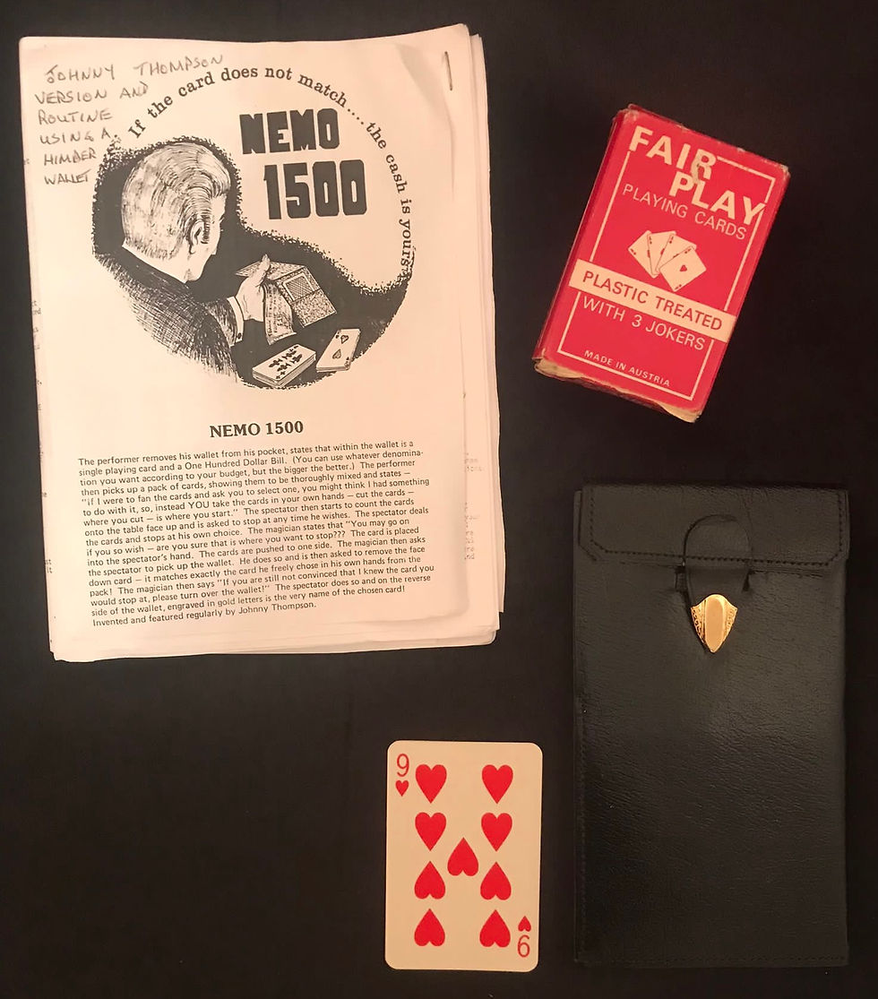 Thumbnail: Johnny Thompson’s Nemo 1500 Wallet 
