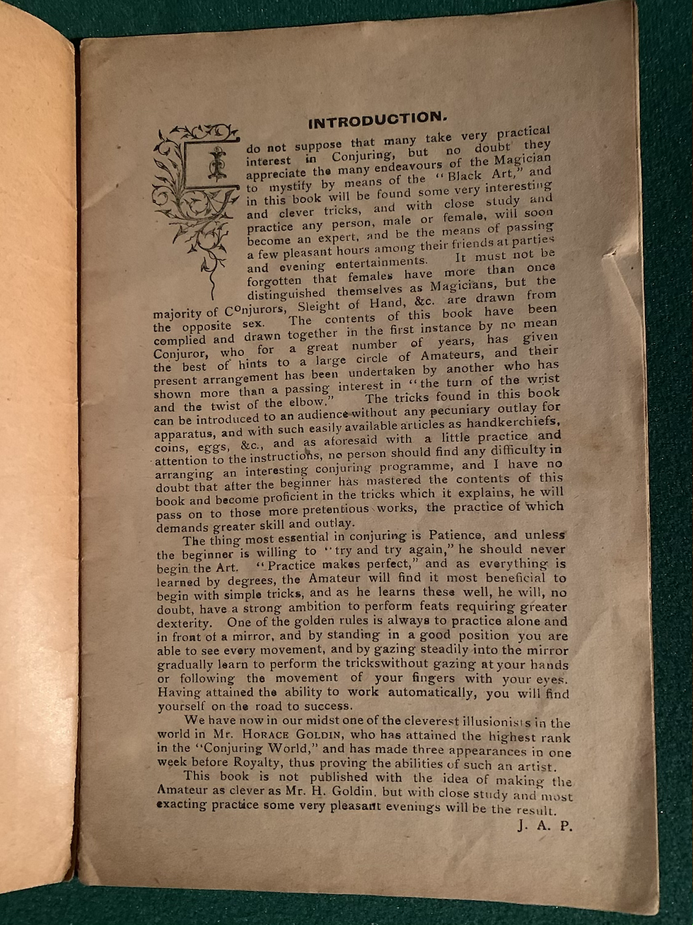 Thumbnail: Conjuring Up-to-Date and How to Do it by Horace Goldin