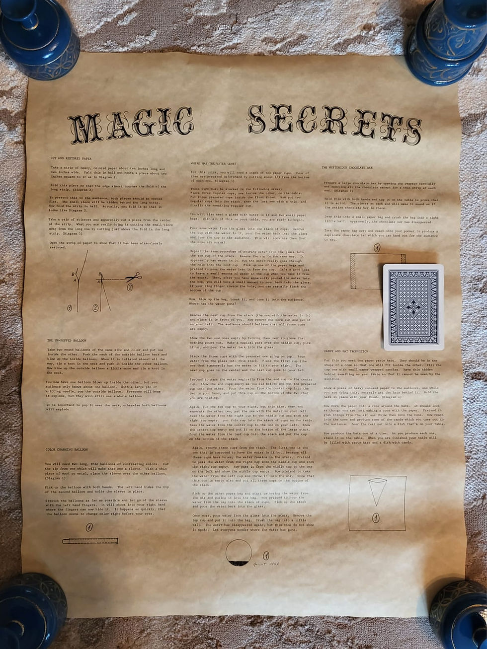Thumbnail: Petrick & Mia - SIGNED The Magic Castle Poster