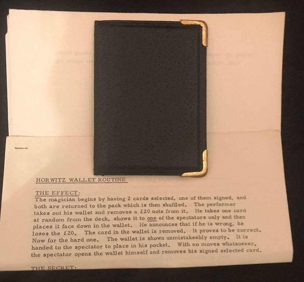 Thumbnail: Horwitz Wallet