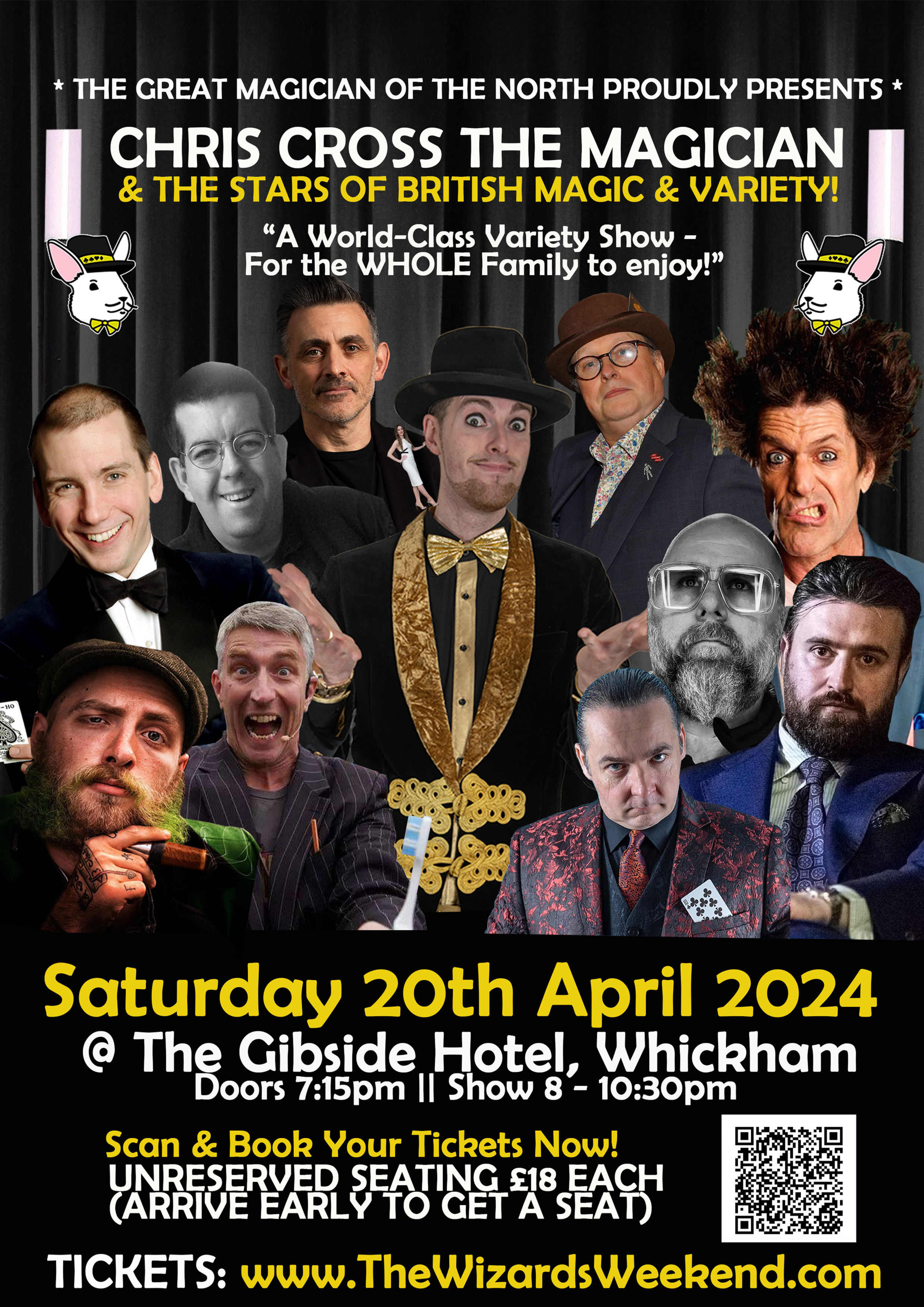 Saturday 20th April 2024 - CHRIS CROSS & The Stars of British Magic & Variety!