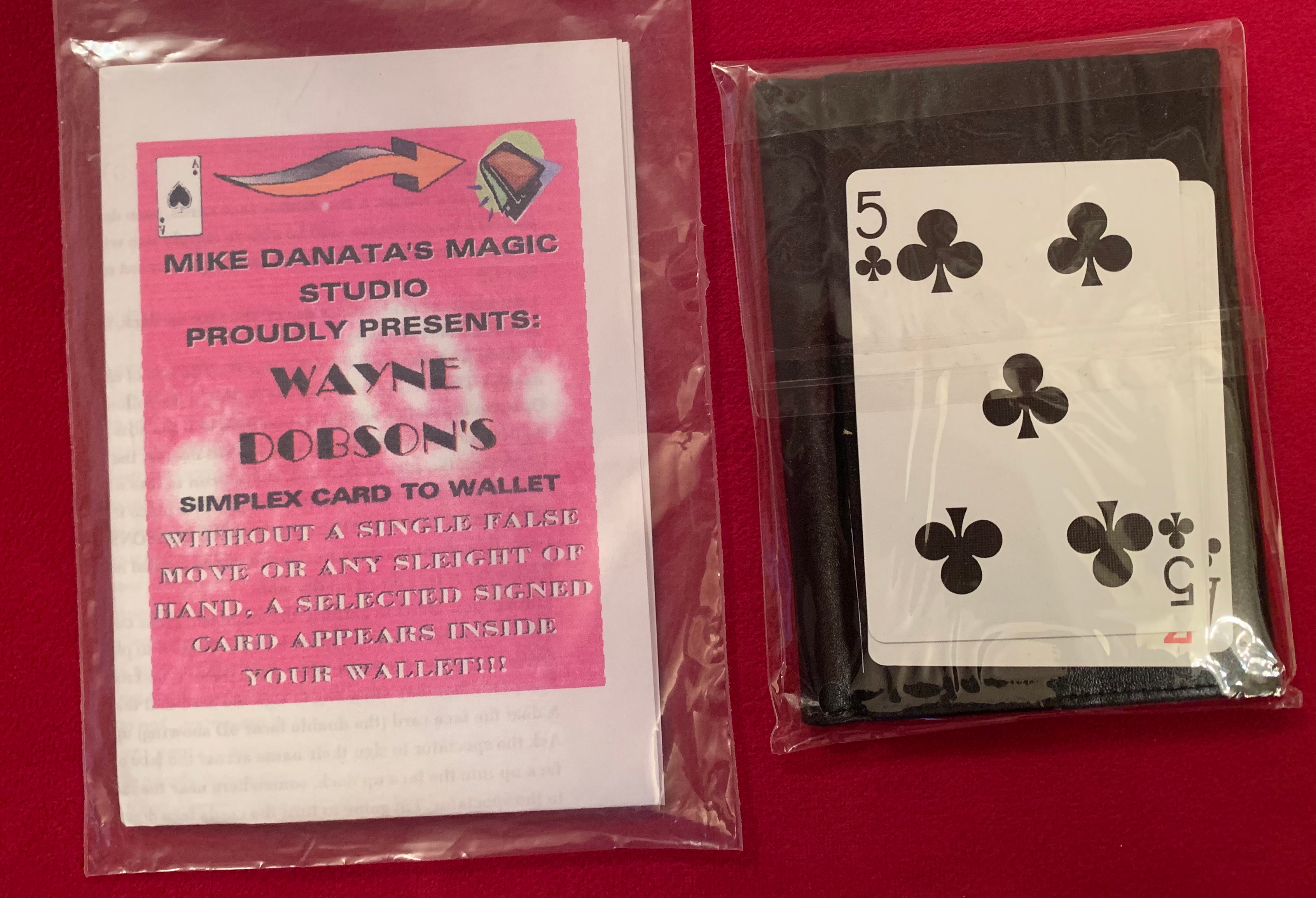 Wayne Dobson’s Simplex Card to Wallet