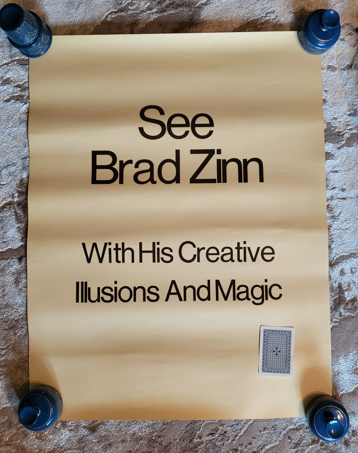 Brad Zinn - US Show Poster