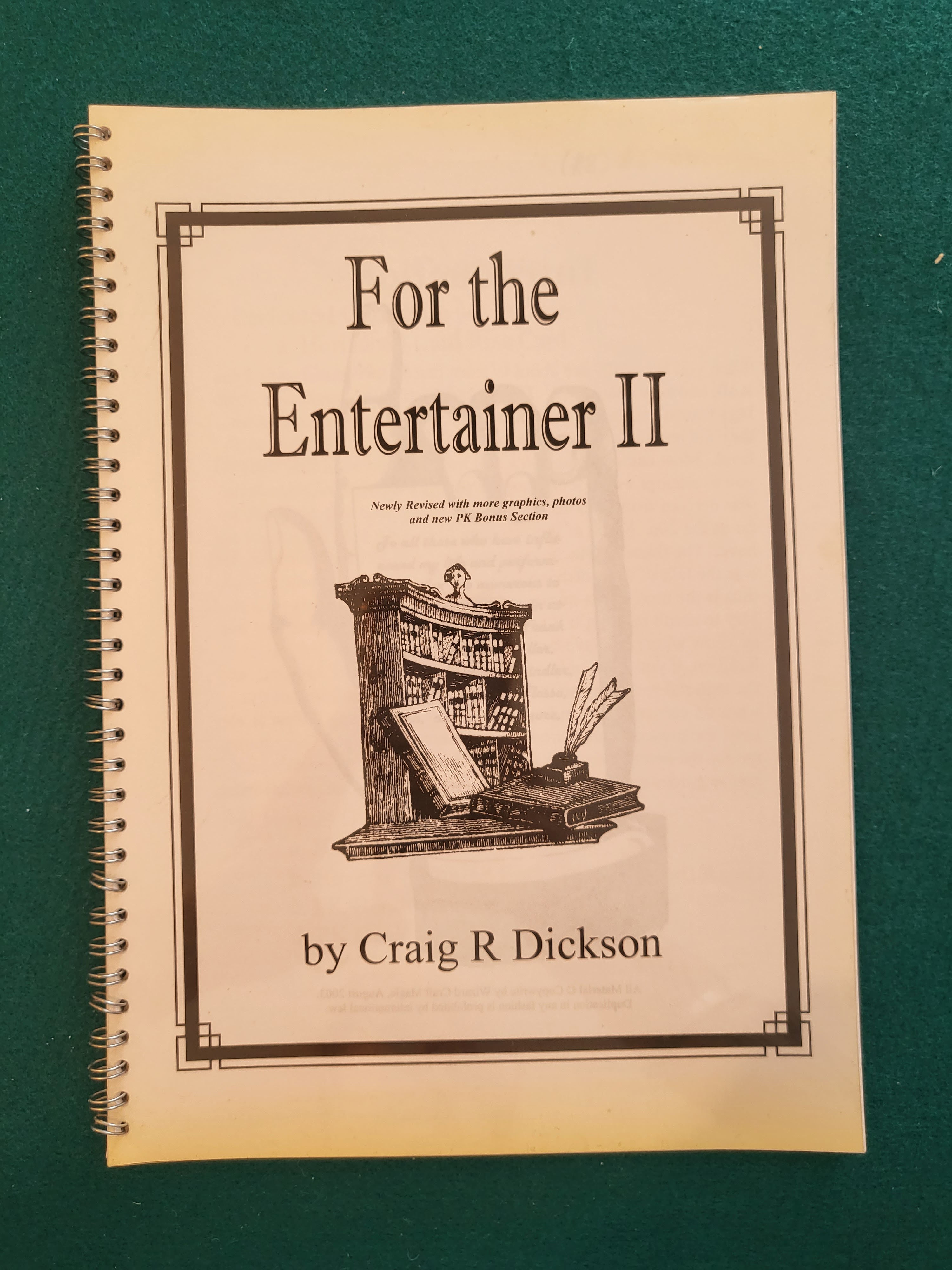 For the Entertainer 2 - Craig R. Dickson 