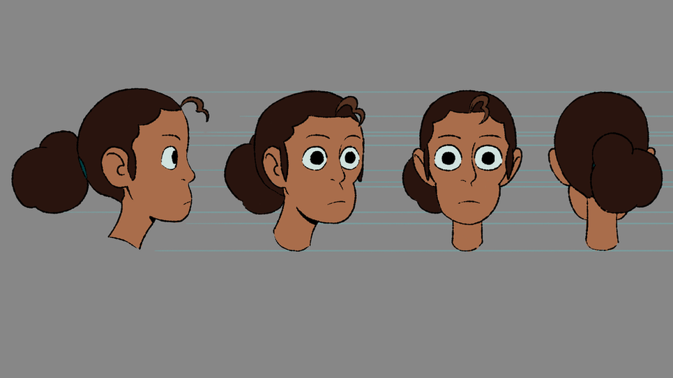 Neomi fece model sheet