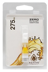 CBD distillate cartridge with natural terpenes