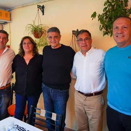 Jorge Macri visitó La Matanza y brindó apoyo a los candidatos de “Juntos”