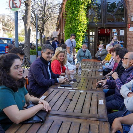 Jorge Macri recorrió San Fernando y Tigre junto a candidatos de Juntos