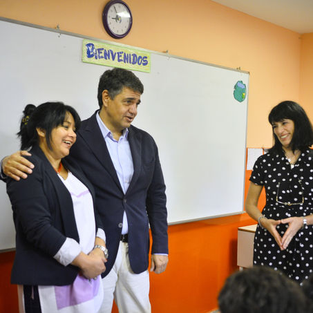 Jorge Macri encabezó el inicio de año lectivo, en la Escuela Manuel Dorrego