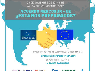 20/11 - Acuerdo MERCOSUR - UE ¿Estamos preparados?
