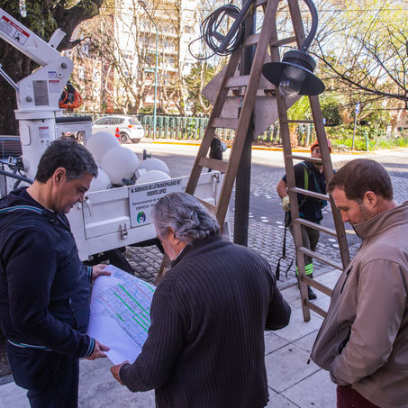 Tecnología LED en todas las luces de vereda