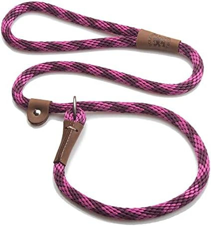 Thumbnail: Mendota Pet Slip Leash - Dog Lead and Collar Combo - Made in The USA - Black Ic