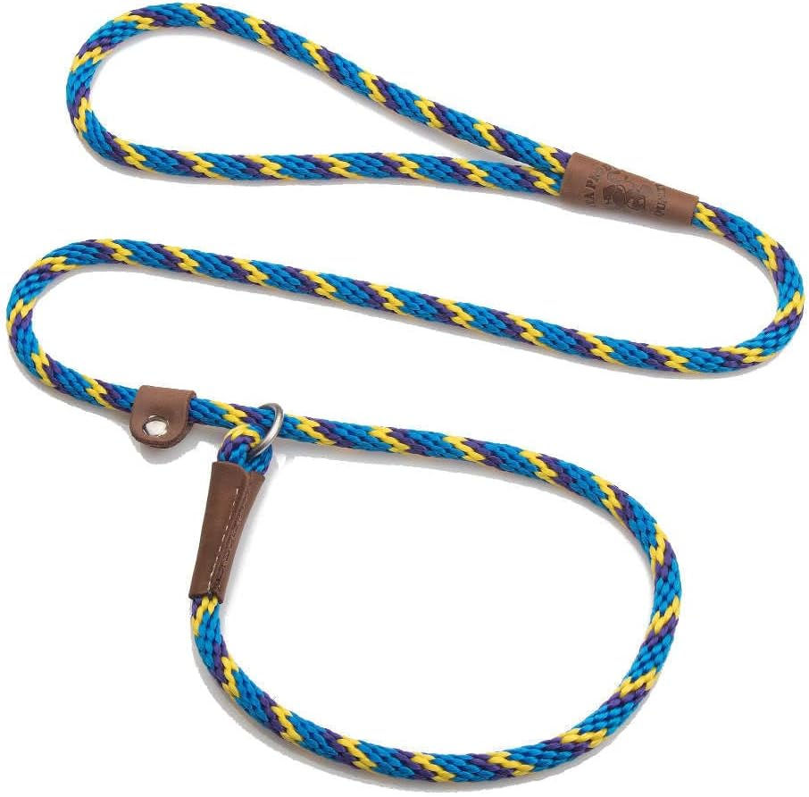 Thumbnail: Mendota Pet Slip Leash - Dog Lead and Collar Combo - Made in The USA - Black Ic