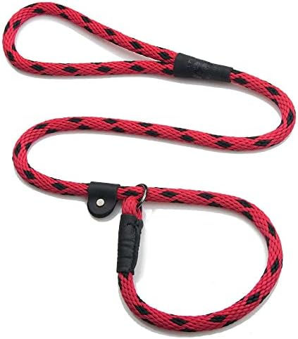 Thumbnail: Mendota Pet Slip Leash - Dog Lead and Collar Combo - Made in The USA - Black Ic