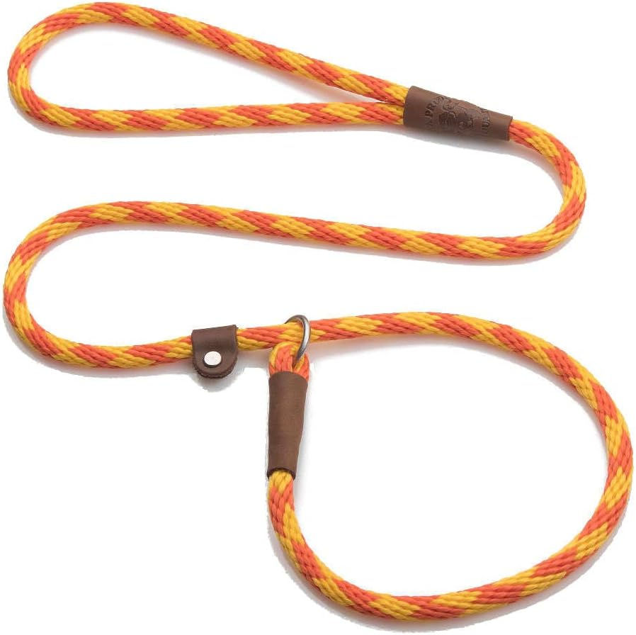 Thumbnail: Mendota Pet Slip Leash - Dog Lead and Collar Combo - Made in The USA - Black Ic