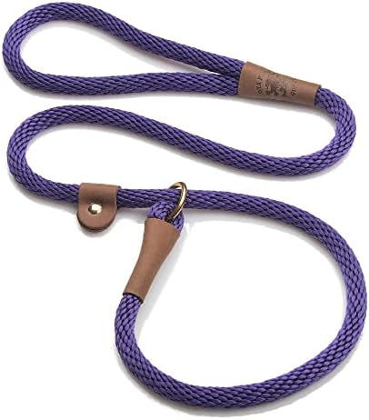 Thumbnail: Mendota Pet Slip Leash - Dog Lead and Collar Combo - Made in The USA - Black Ic